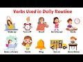 Common Daily Action Verbs