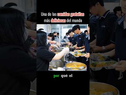 Almuerzo gratis para estudiantes coreanos #kpop #coreano #corea #coreadelsur #kdrama