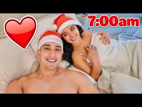 OUR CHRISTMAS MORNING ROUTINE AS A COUPLE!