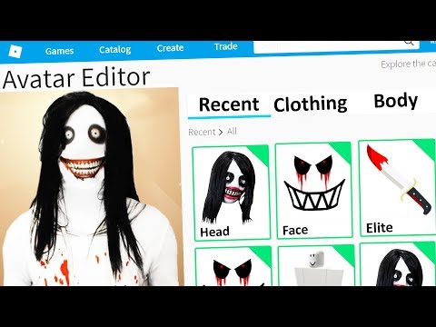 MAKING JEFF THE KILLER a ROBLOX ACCOUNT