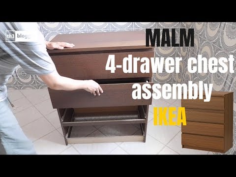 Ikea Malm Dresser Assembly Instructions, Malm 6 Drawer Dresser Assembly Instructions