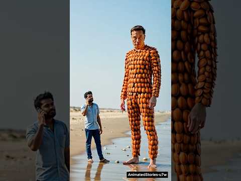 Elon musk covered in millions of orange beetles saved by farmer #animals #men #treatment