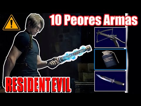 Top 10 PEORES Armas de Toda la Saga Resident Evil