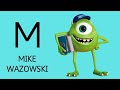 Exploring Monsters University Characters A to Z