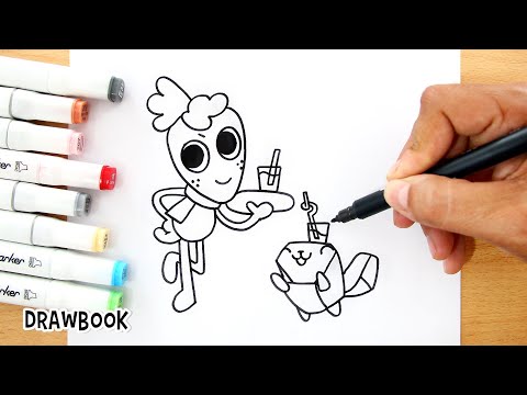 Drawing and painting SPROUT & PEBBLE Together | Dandy's World