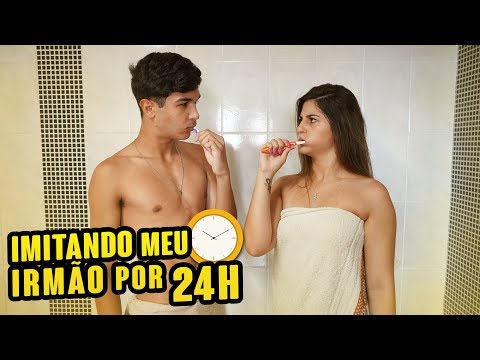 IMITANDO MEU IRMÃO POR 24H