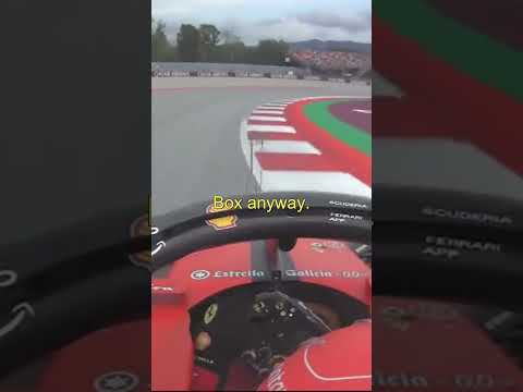 Ferrari cheats on Charles, they put hard tires on him even though he asked for soft ones