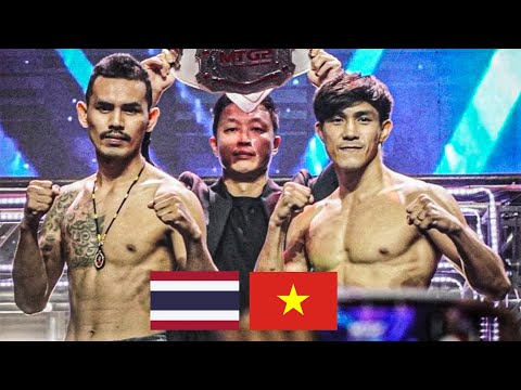Nguyễn Trần Duy Nhất xuất trận cực căng với đối thủ Thái Lan trên sàn Muay thế giới