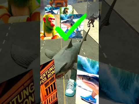 ALL SIZE EVOLUTION TRALALERO TRALALA 2D 3D BRAINROT MEMES BIG CITY Gmod
