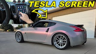 TESLA Screen In My NISSAN 370Z!