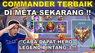 COMMANDER TERBAIK DI META SEKARANG !! AUTO DAPAT HERO LEGEND B3 COMMANDER TERBAIK MAGIC CHESS GO GO