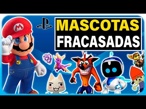 Evolución de las MASCOTAS de PLAYSTATION que FRACASARON frente a SUPER MARIO | N Deluxe