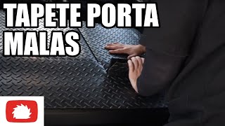 Fiz um Tapete de borracha para o porta-malas do carro!