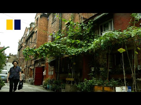 Hundreds of robots move Shanghai city block