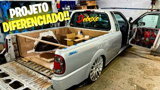 FECHANDO A CAIXA DE RODA DE UMA SAVEIRO TODA EM ACRÍLICO! - Deboxe Brasília!