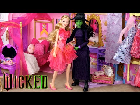 Barbie Wicked Glinda Doll Morning Routine & Elphaba Surprise