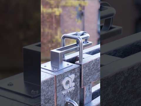 Simple Minimalist Gate Door Lock Mechanism #Shorts #Lock #Latch