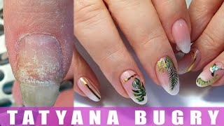 😳 Correcting Nails Over 3 WEEKS Old / What's Better Gel Polish Or Builder Gel? 🤔 + WaterDecals!