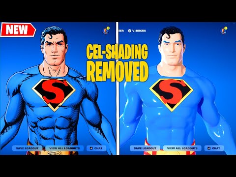 Fortnite Superman without Cel‑Shading – Realistic Skin Reveal