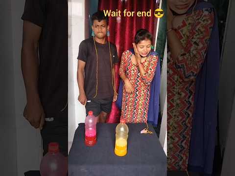 double bottle flip and clip punishment challenge #short #game #challenge