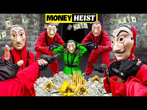 PARKOUR VS MONEY HEIST : Money Heist rescue bad guys in Prison | Epic POV