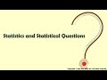 Statistical Questions and Variability