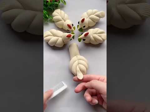 How to make artistic bread in the shape of birds and insects