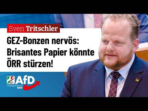 GEZ-Bonzen nervös: Brisantes Papier könnte ÖRR stürzen! – Sven Tritschler (AfD)