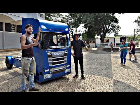 Vídeo completo 45 dias construindo uma Scania