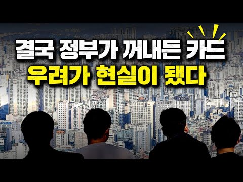 결국 정부가 꺼내든 카드, 우려가 현실이 됐다