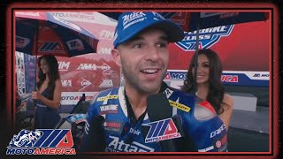 What MotoAmerica Superbike riders said after Race 1 and 2 at VIRginia | Motorsports on NBC
