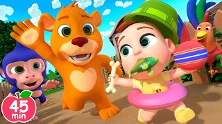Eeny Meeny Miny Moe with Animals | Newborn Baby Songs & Nursery Rhymes