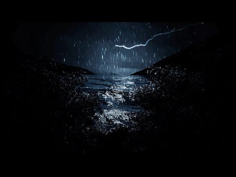 Rainstorm and Thunder | Dimmed Screen Sounds