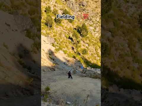 Mountain Cricket Fielding check Karo 😱🙈 #cricket