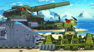 MONSTERS UNITE AGAINST DORA! This monster will destroy us - Cartoons about tanks