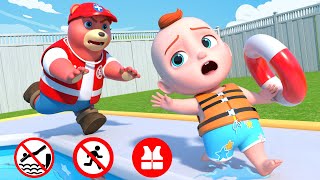 Safety Rules in the Pool  | Leo Nursery Rhymes & Kids Songs