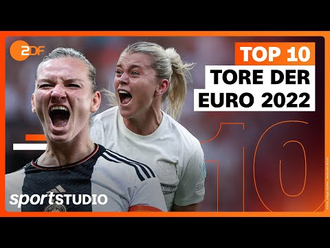 Top 10 Tore der Frauen-EM 2022 | sportstudio