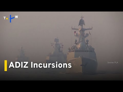 YouTube video thumbnail: China Sends 25 Jets, Five Naval Vessels Near Taiwan