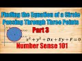Circle Equation and Point Substitution