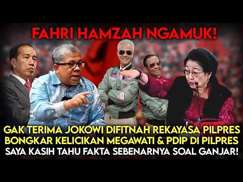 Fahri Hamzah Ngamuk❗️Skakmat Megawati Fitnah Jokowi Rekayasa: Ini Fakta Kenapa Kenapa Ganjar Kalah