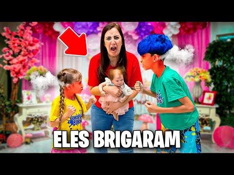 DEU BRIGA NA FESTA DE ANIVERSÁRIO DA BEBÊ REBORN - FAMÍLIA ROCHA