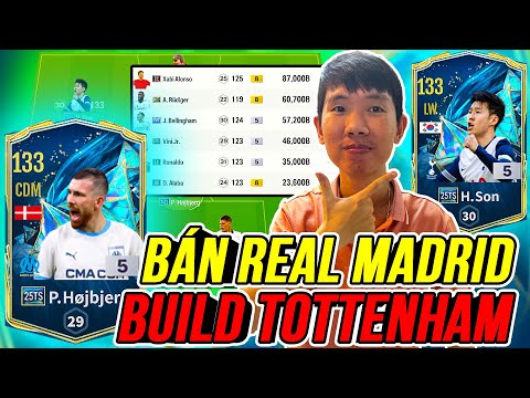 THÀNH HOÀ Bán Hết đội hình 400000 tỷ BP Build team Tottenham Cực Mạnh với H. Son 25TOTS | FC Online