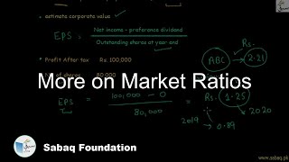 More on Market Ratios