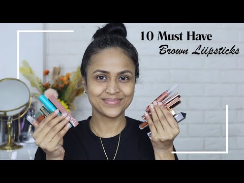 10 Must Have Brown Lipsticks For No Makeup Days | Shalini Srivastava