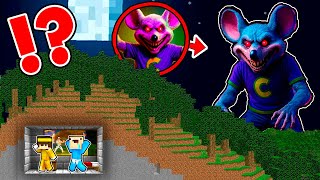 ¡CHUCK E CHEESE vs BUNKER en la MONTAÑA en Minecraft! 🌄😨