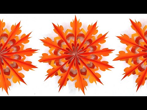 I Made AMAZING Paper Snowflakes Using Patterns | Diy Paper Snowflakes Your Home Decoration