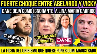 VICKY RECHAZA A ABELARDO Y LE SACA LOS TRAPITOS AL SOL. LINA GARRIDO EN RIDÍCULO. FICHA DEL URIBISMO