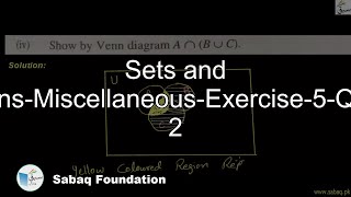 Sets and Functions-Miscellaneous-Exercise-5-Question 2
