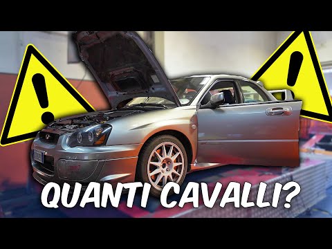 QUANTI CAVALLI PUO' FARE UNA SUBARU IMPREZA STI 2005?