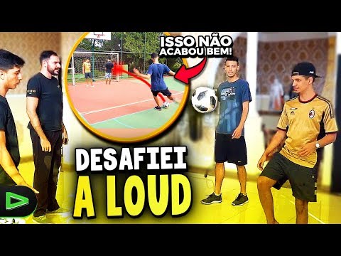 QUEM GANHOU?? DESAFIEI A LOUD E NÃO ACABOU BEM...